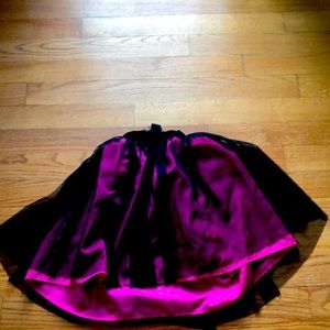 Purple and black skirt